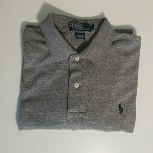 1 Gray Long Sleeved Polo style shirt